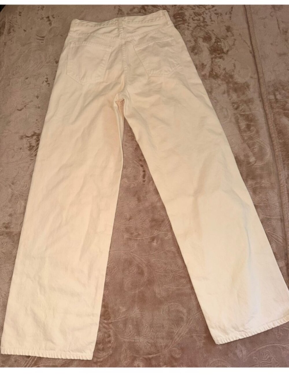 AGOLDE - Low Slung Baggy Jeans in White, Size 23 - Picture 9 of 15